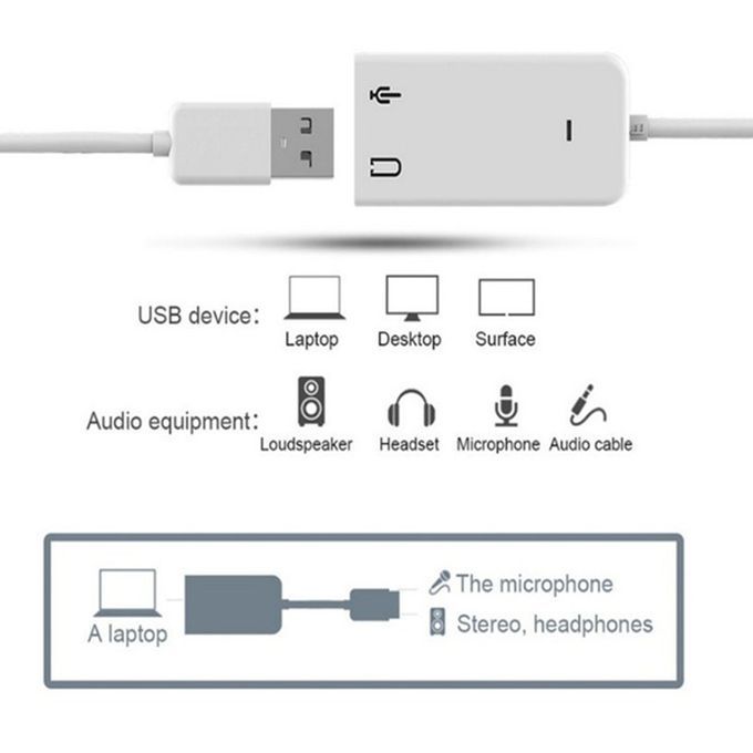 V8S Live Streaming Sound Adapter Phone Laptop Microphone