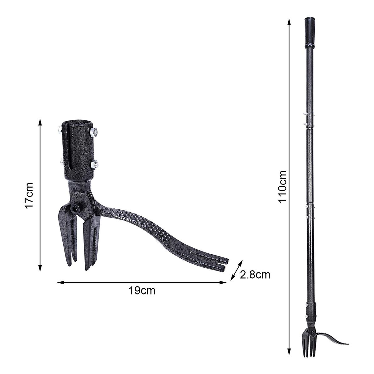 1 Set Weeder Foot Pedal Claw Weeder Garden Stand Up Puller Tool B