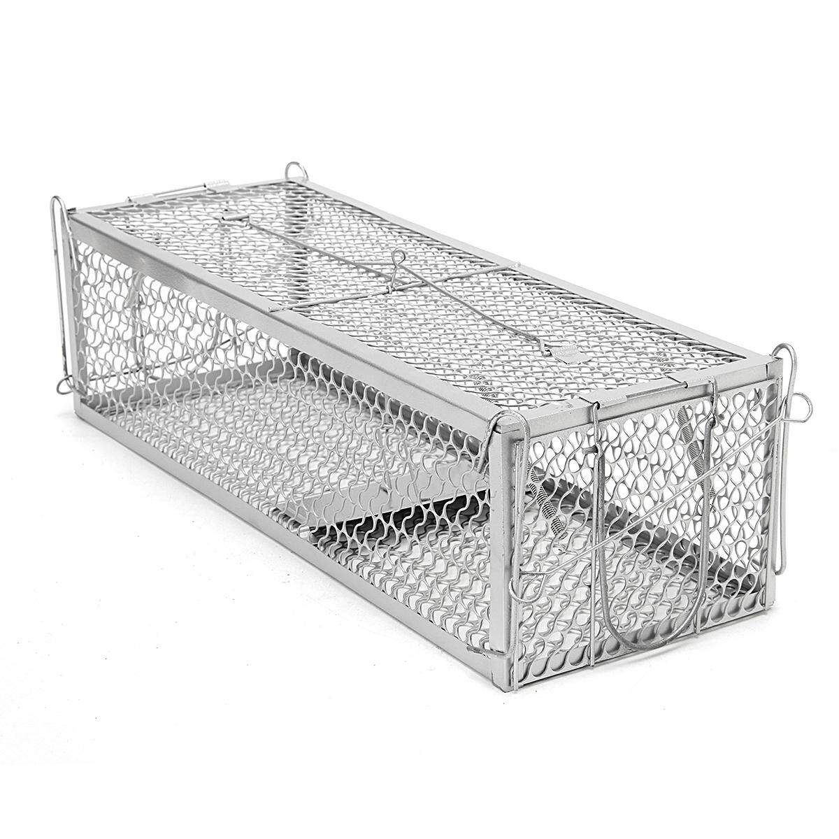Dual Side Rat Cage Trap Snap Mouse Animal Catcher Rodent Live Indoor Outdoor