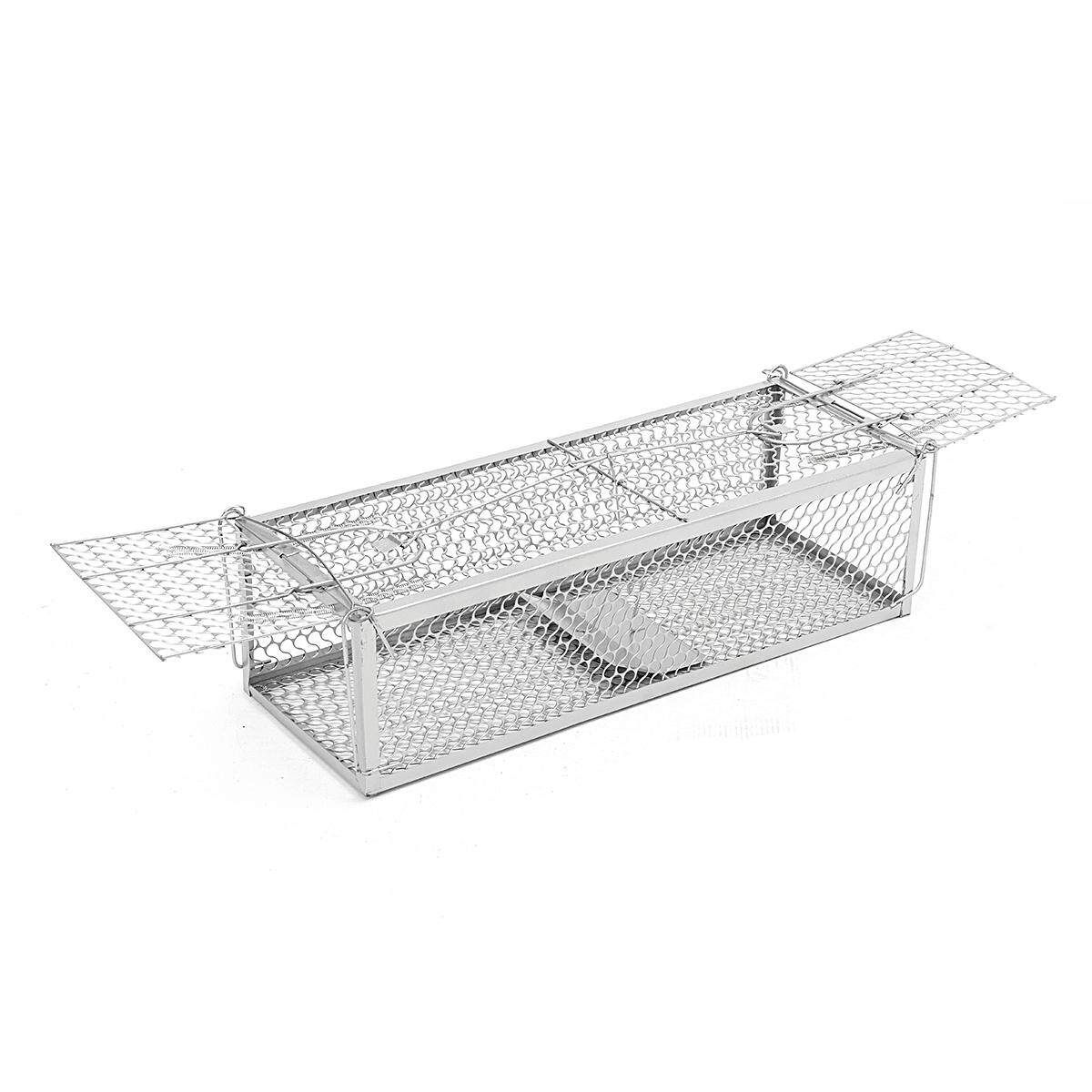 Dual Side Rat Cage Trap Snap Mouse Animal Catcher Rodent Live Indoor Outdoor