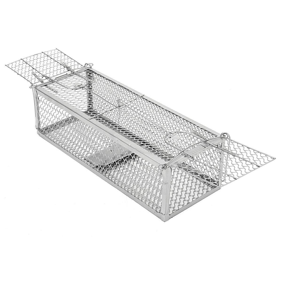 Dual Side Rat Cage Trap Snap Mouse Animal Catcher Rodent Live Indoor Outdoor