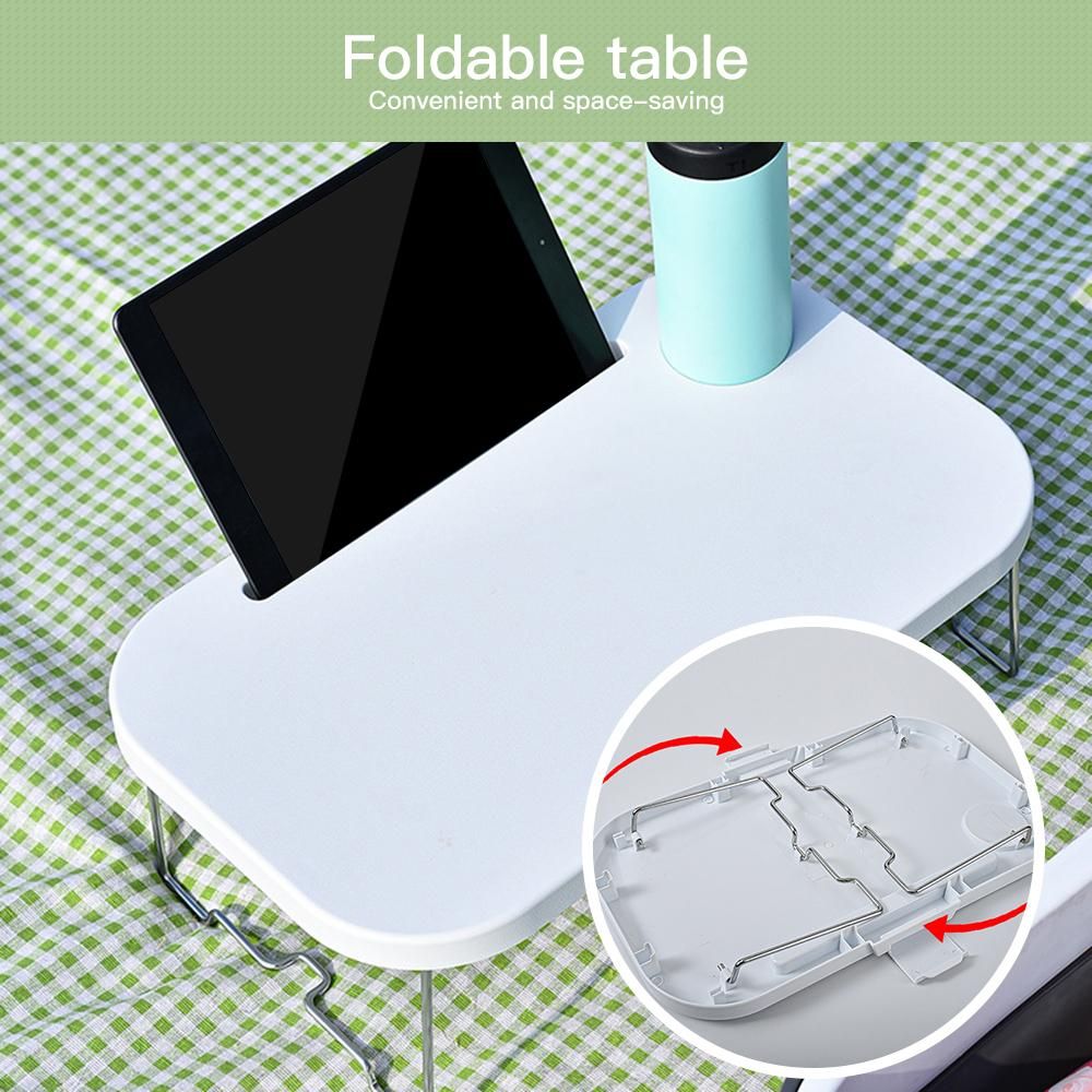Multi-Function Foldable Picnic Basket Food Tray Table for Picnic Beach Camping Hiking Fishing BBQ