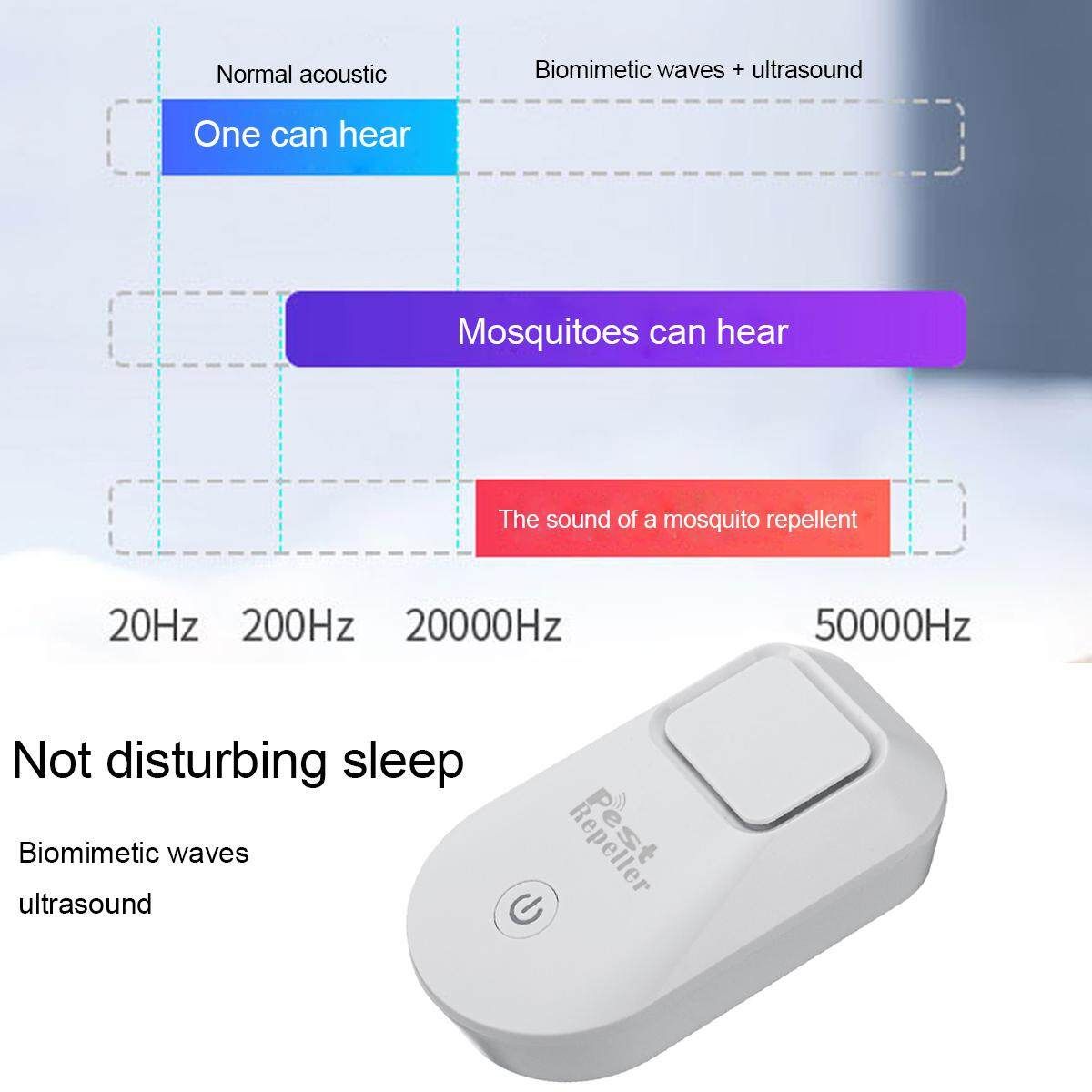 Electronic Ultrasonic Mouse Killer Pest Cockroach Traps Mosquito US/EU/UK English Rules