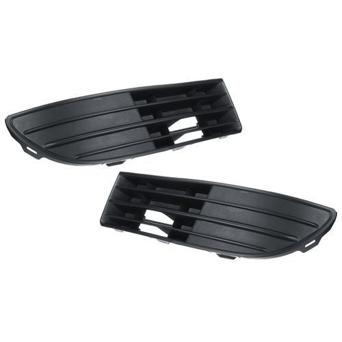 Pair Front B Fog Light Lamps Frame Cover Trim For VW Polo 20