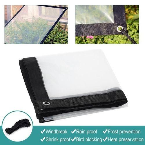 0.9X1M Balcony Window Transparent Rainproof Cloth
