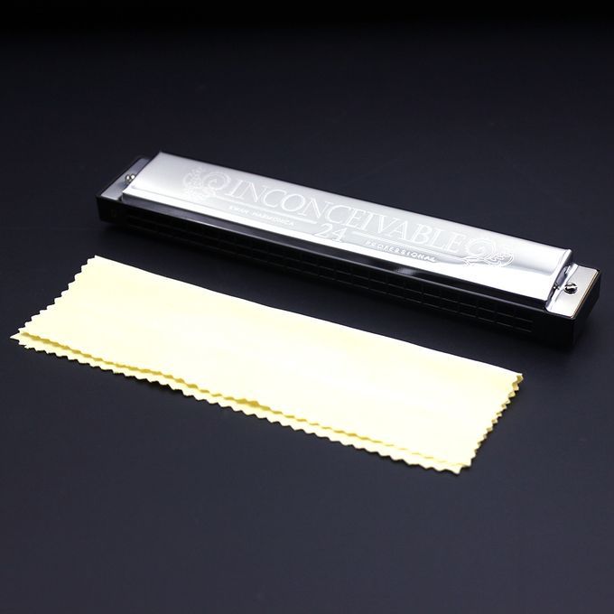 Swan Tremolo Harmonica Mouth Organ Key Of D 24 Double Holes