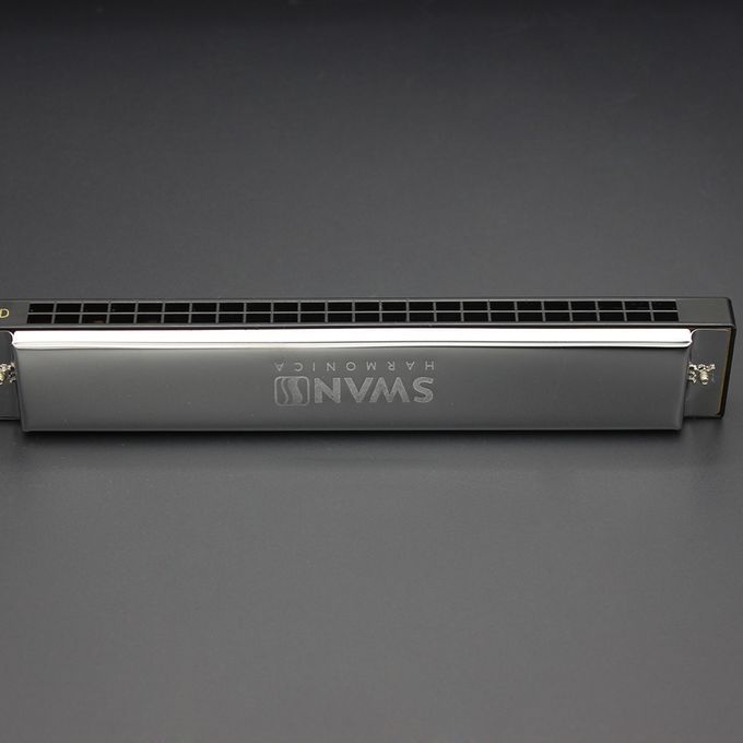 Swan Tremolo Harmonica Mouth Organ Key Of D 24 Double Holes