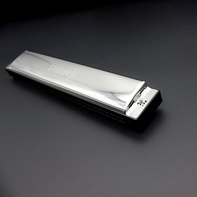 Swan Tremolo Harmonica Mouth Organ Key Of D 24 Double Holes