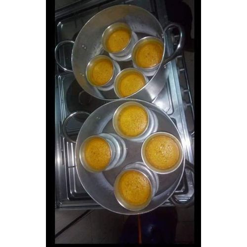 Moin Moin Plate Container Cups With Cover - 12pcs