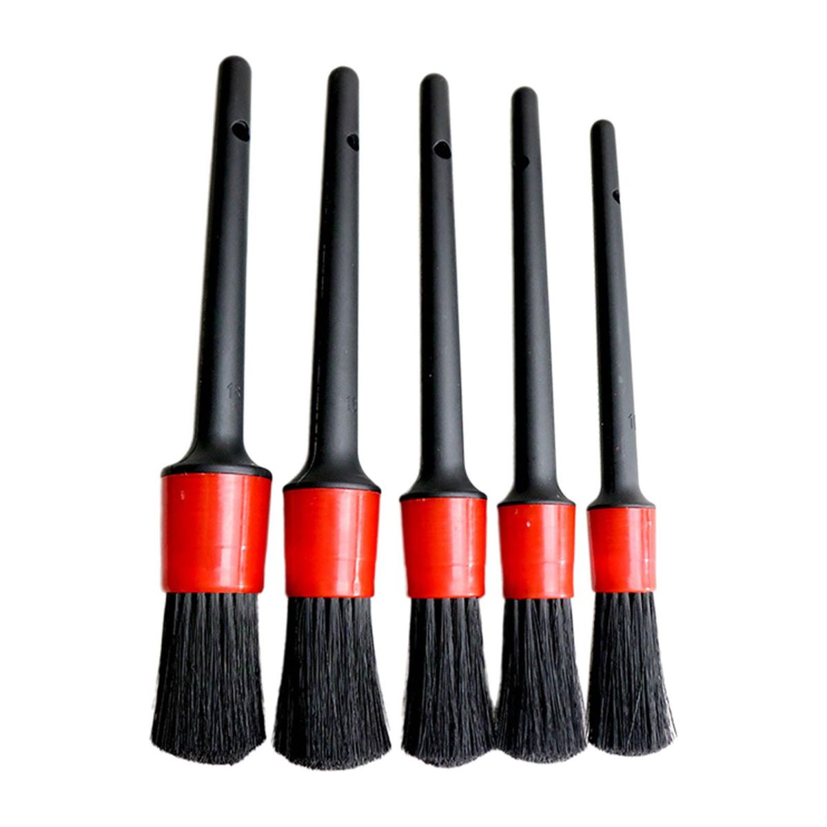 Car Interior Detailing Brush Set 5 Different Brush 5Pcs