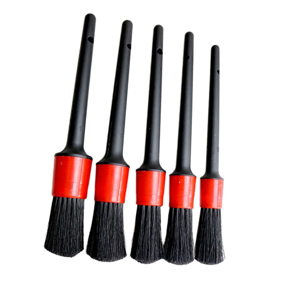 Car Interior Detailing Brush Set 5 Different Brush 5Pcs