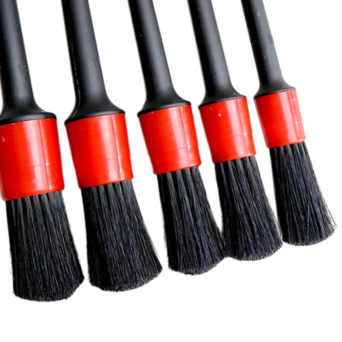 Car Interior Detailing Brush Set 5 Different Brush 5Pcs