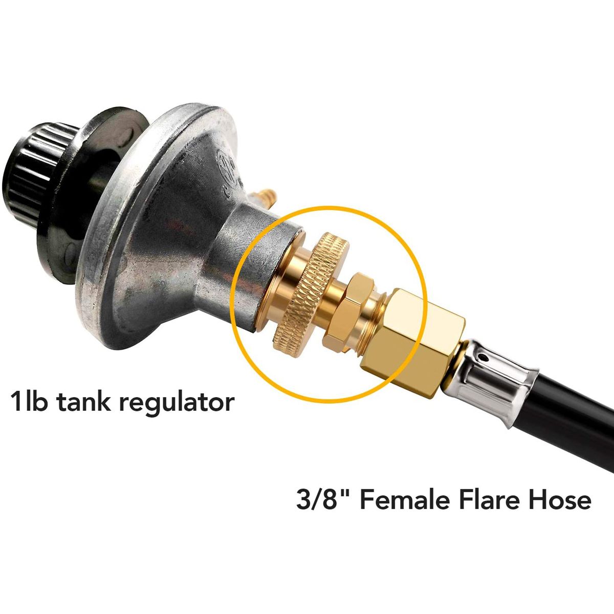 12ft Propane Quick Connect Hose For RV To Ga-s Grill 1/4''