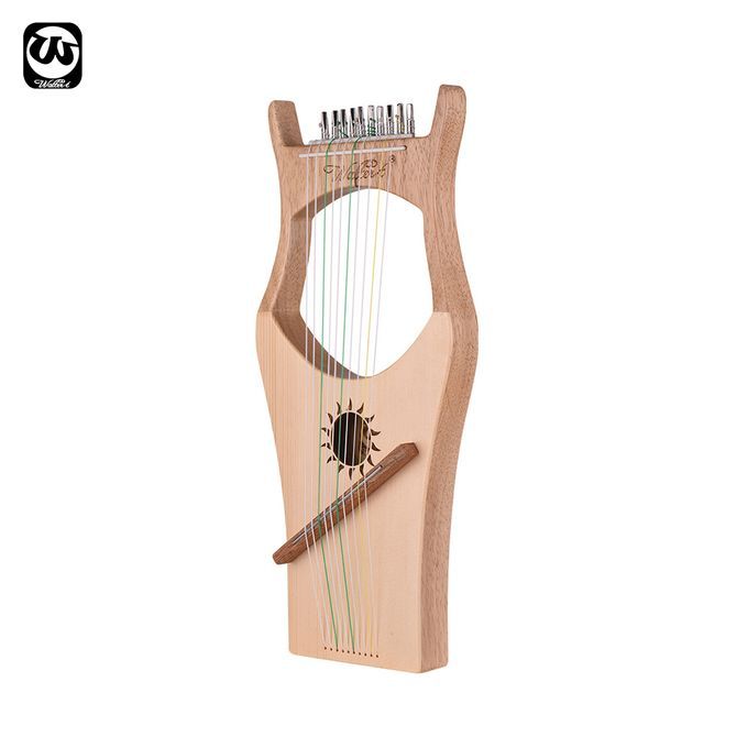 Walter.t 10-String Wooden Lyre Harp Nylon Strings Spruce