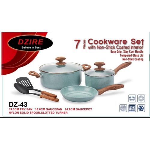 2 Set Pot, 1 Fry Pan And Free Spoon Small Sizes