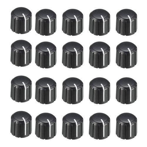 20Pcs 15X13.5mm Plastic Potentiometer Rotary Knob