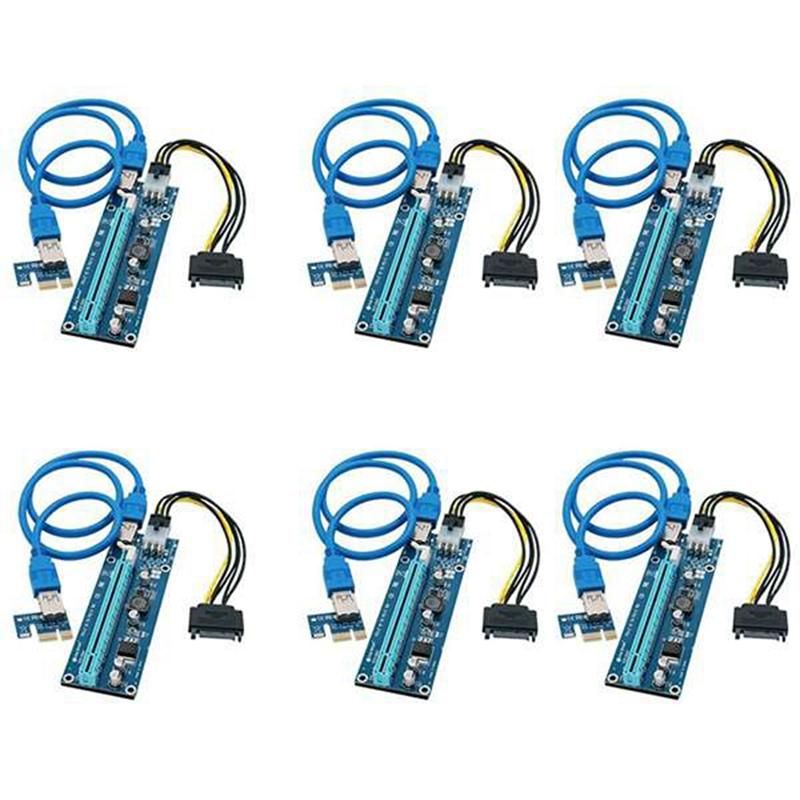 15 Pcs PCI-E Express 1X to 16X Extender Riser Card with