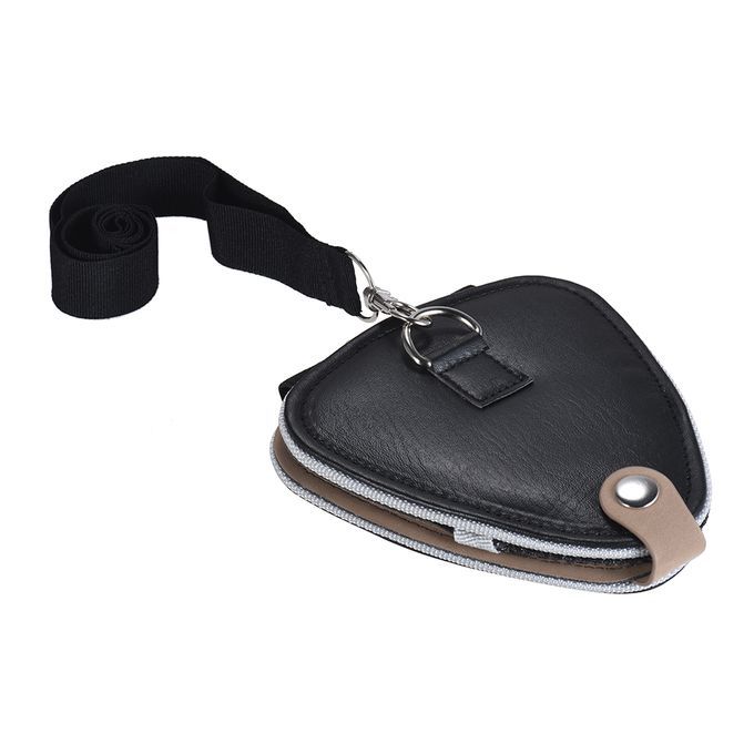 PU Leather Guitar Picks Holder Case Bag Large Capacity With