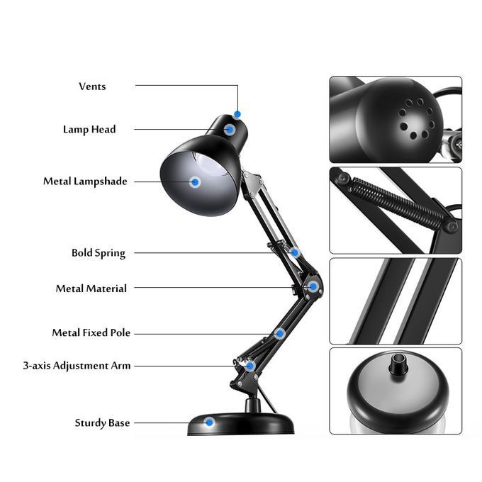 Trendy Desk Lamps/Table Lamp For Bedroom,Study,Home,Office