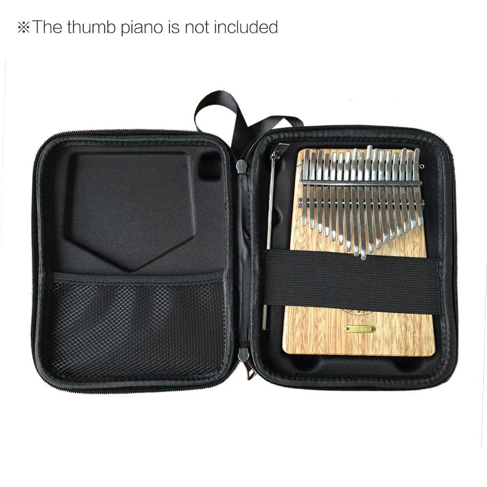 10 Keys/ 17 Keys Kalimba Case Thumb Piano Mbira Box Bag