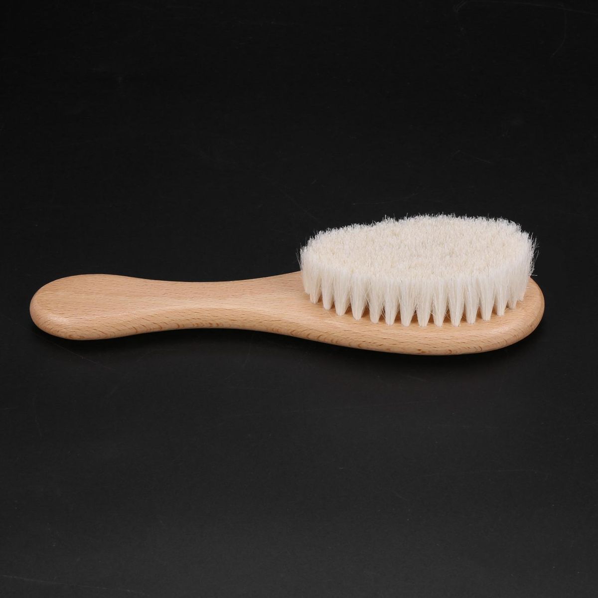 Wooden Handle Hairdressing Soft Fiber Brush Barber Neck