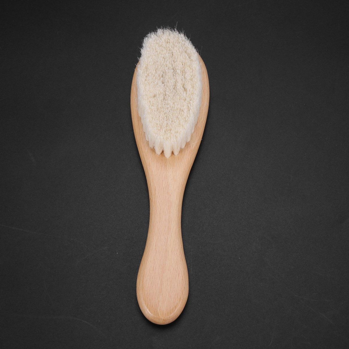Wooden Handle Hairdressing Soft Fiber Brush Barber Neck