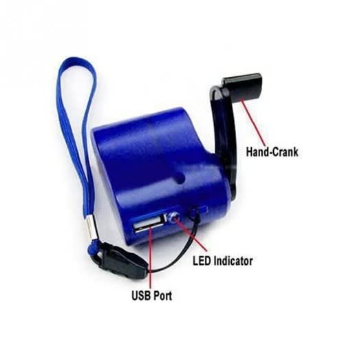 Hand Manual USB Travel Emergency Phone Charger