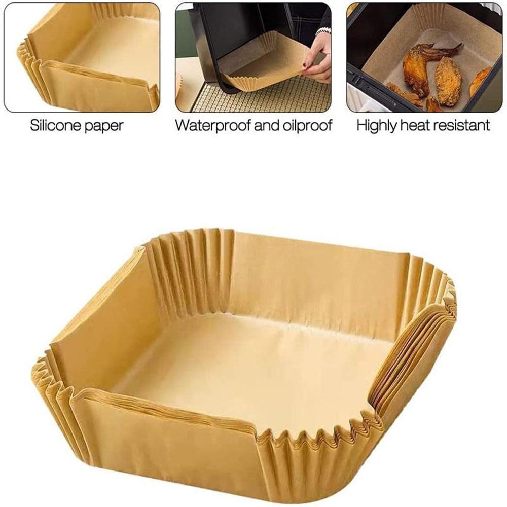 Air Fryer Disposable Parchment Paper Liner Square Oil-proof Paper