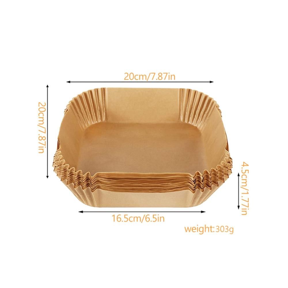 Air Fryer Disposable Parchment Paper Liner Square Oil-proof Paper
