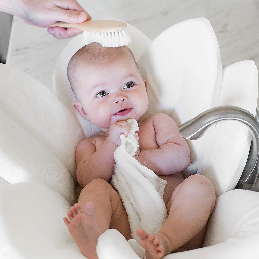 Wooden Baby Hair Brush For Newborns Infant Hair Comb Soft