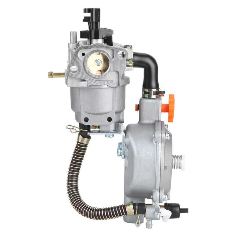 Generator Dual  Carburetor LPG NG Conversion Kit For 2.8KW GX200 170F Manual Choking CoiX160 2KW 168F Power Tool