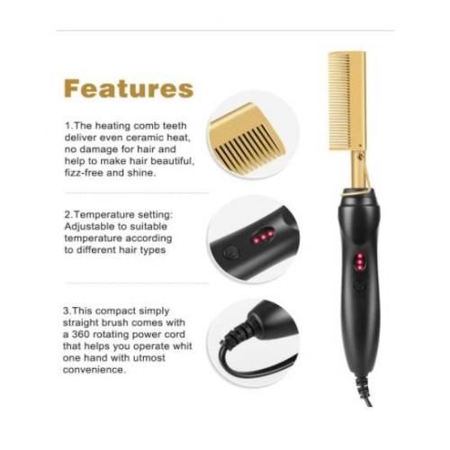 Hot Comb Hair Straightener/Electric Heating Comb