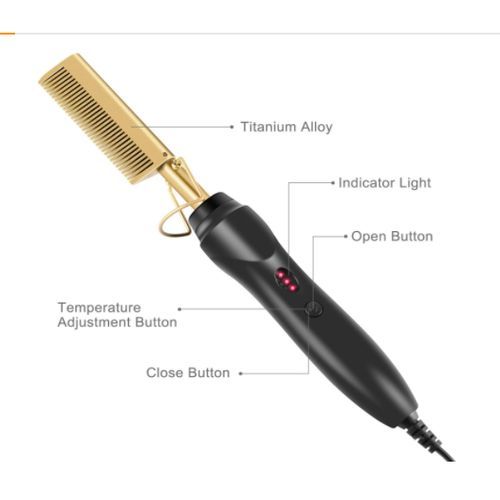 Professional Electric Hot Comb Straightener