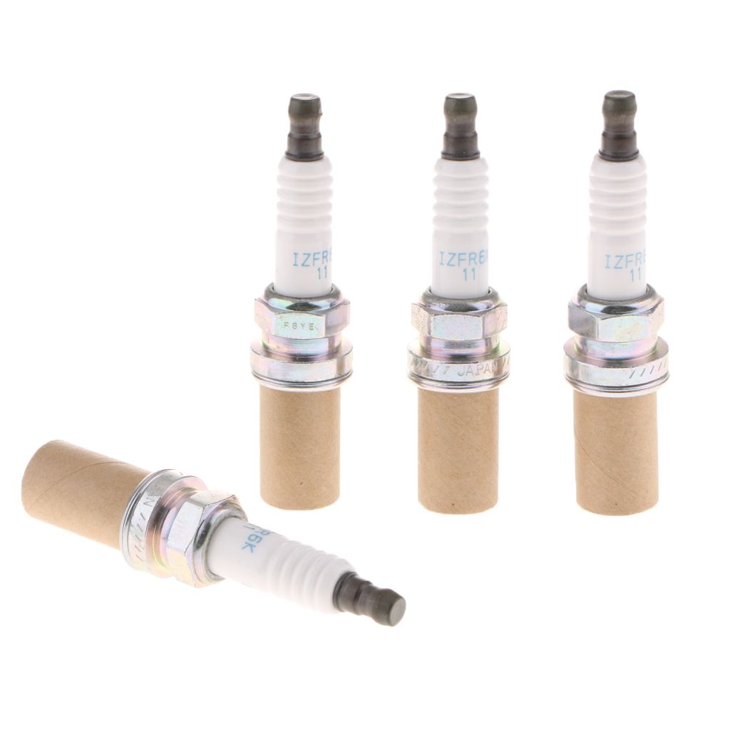4 Pieces Iridium Spark Plug IZFR6K11 6994 For Honda Accord Civic CRV