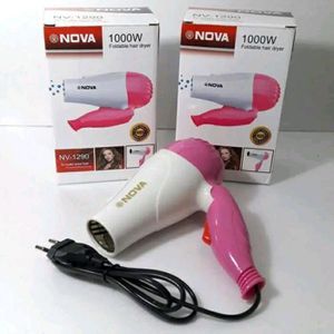 Foldable Professional Hand Dryer With Comb Mouthed Concentrator -1000w