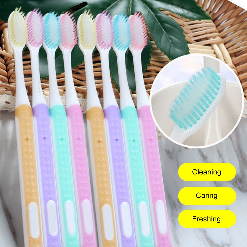 5Pcs Family Pack Toothbrushes Ultra Soft Bristles Ergonomic