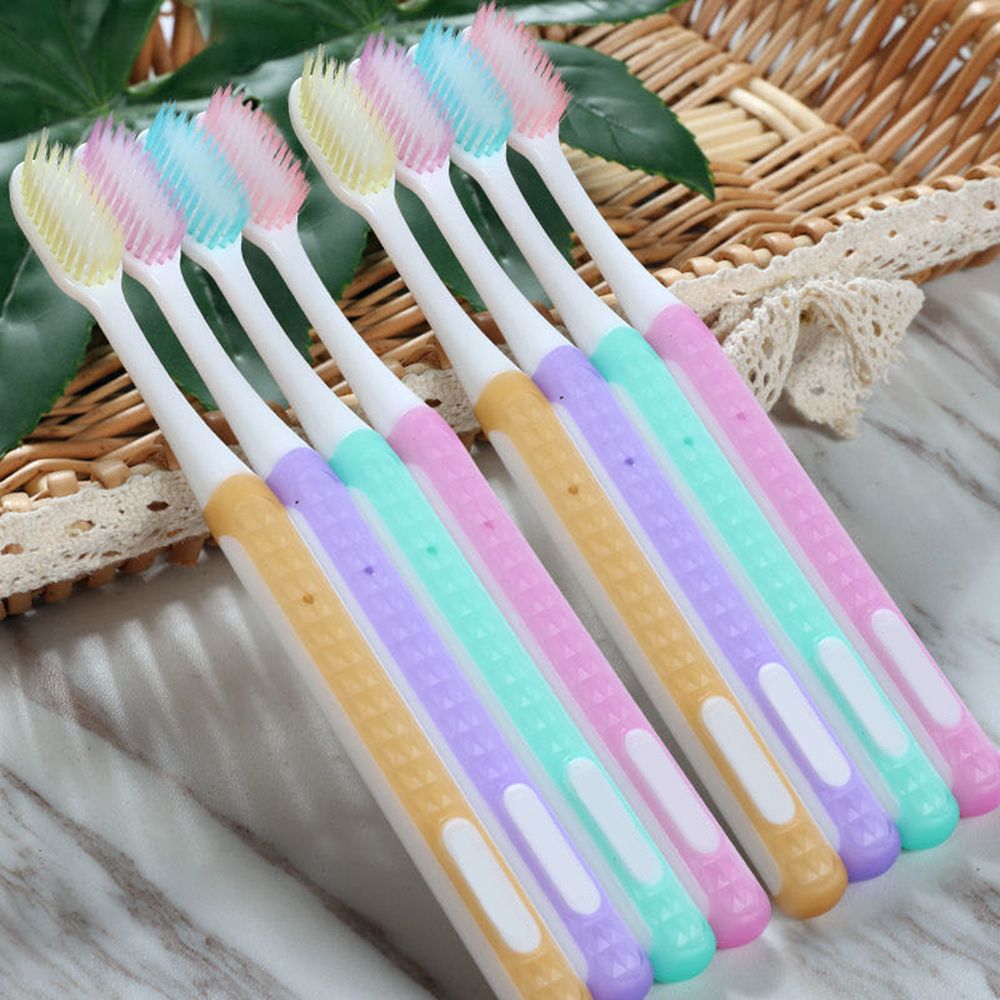 5Pcs Family Pack Toothbrushes Ultra Soft Bristles Ergonomic