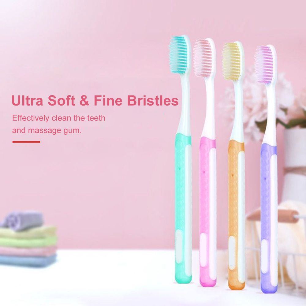 5Pcs Family Pack Toothbrushes Ultra Soft Bristles Ergonomic
