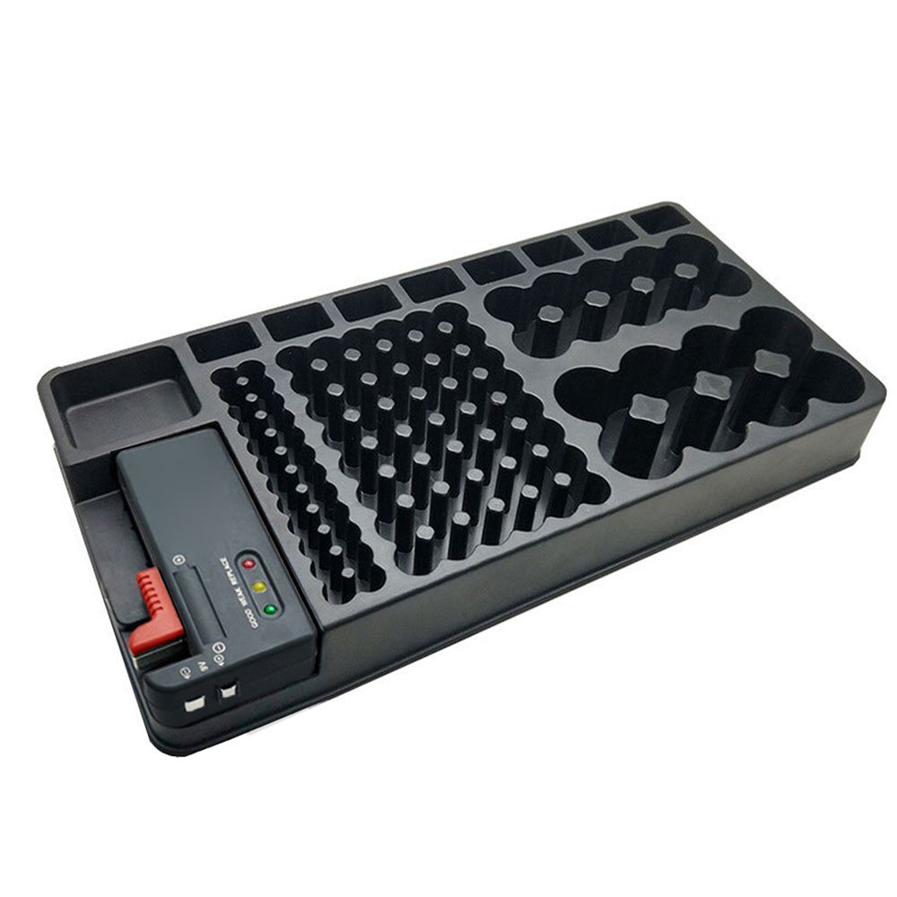 Battery Organizer Storage Case Holder With Battery Power