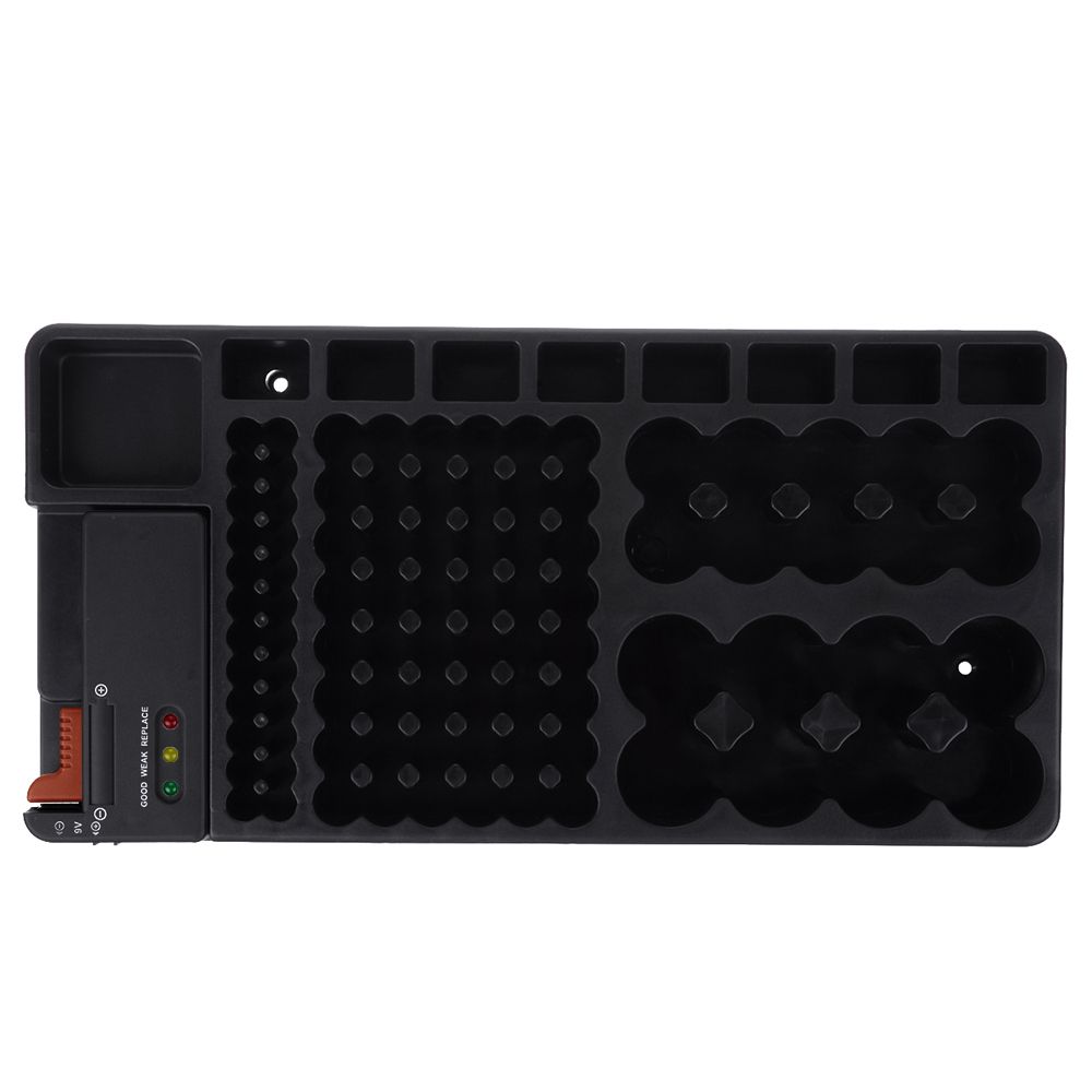 Battery Organizer Storage Case Holder With Battery Power