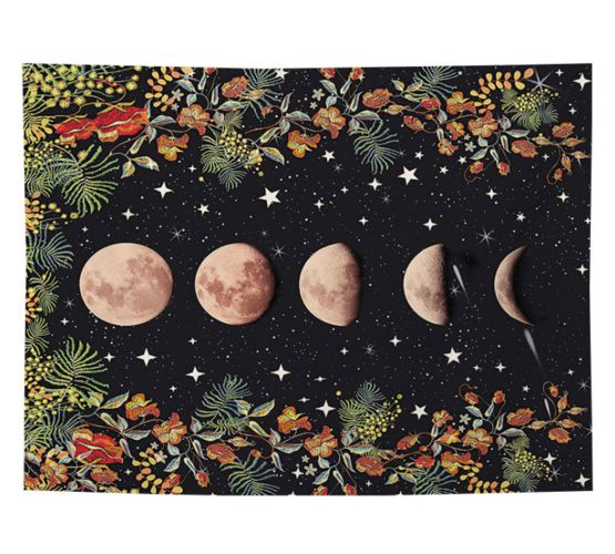 200×150CM Moon Tapestry Indian Mandala Tapestry Wall Hanging Boho Decor Hippie Witchcraft Carpet 5 Sizes