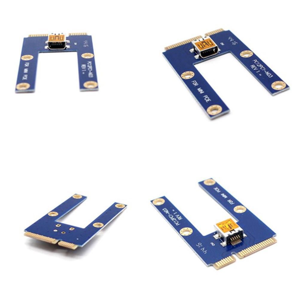 USB 3.0 Mini PCI-E to PCIe PCI Express 1X to 16X Extender Riser Card Adapter Extension Cable for Bitcoin Miner Mining