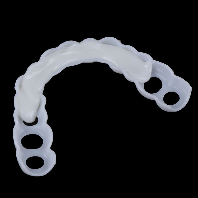 3pcs Whitening Fake Tooth Cover Comfort Fit Snap On Beauty