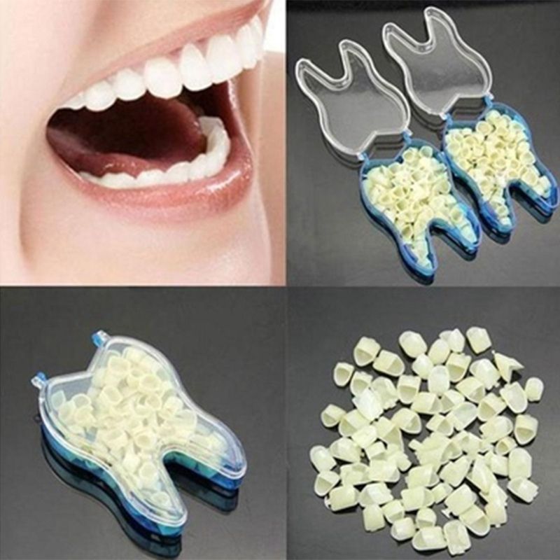 55pcs/box Ultra Thin Dental Crowns Resin Porcelain Veneers