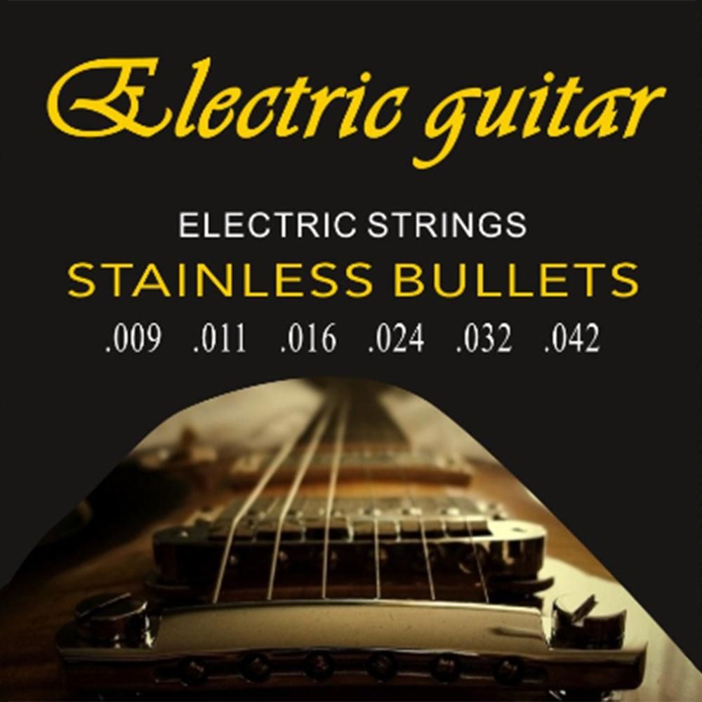 Electric Guitar Strings Set 1-6 Strings Steel Wire Guitar Replacement Accessories