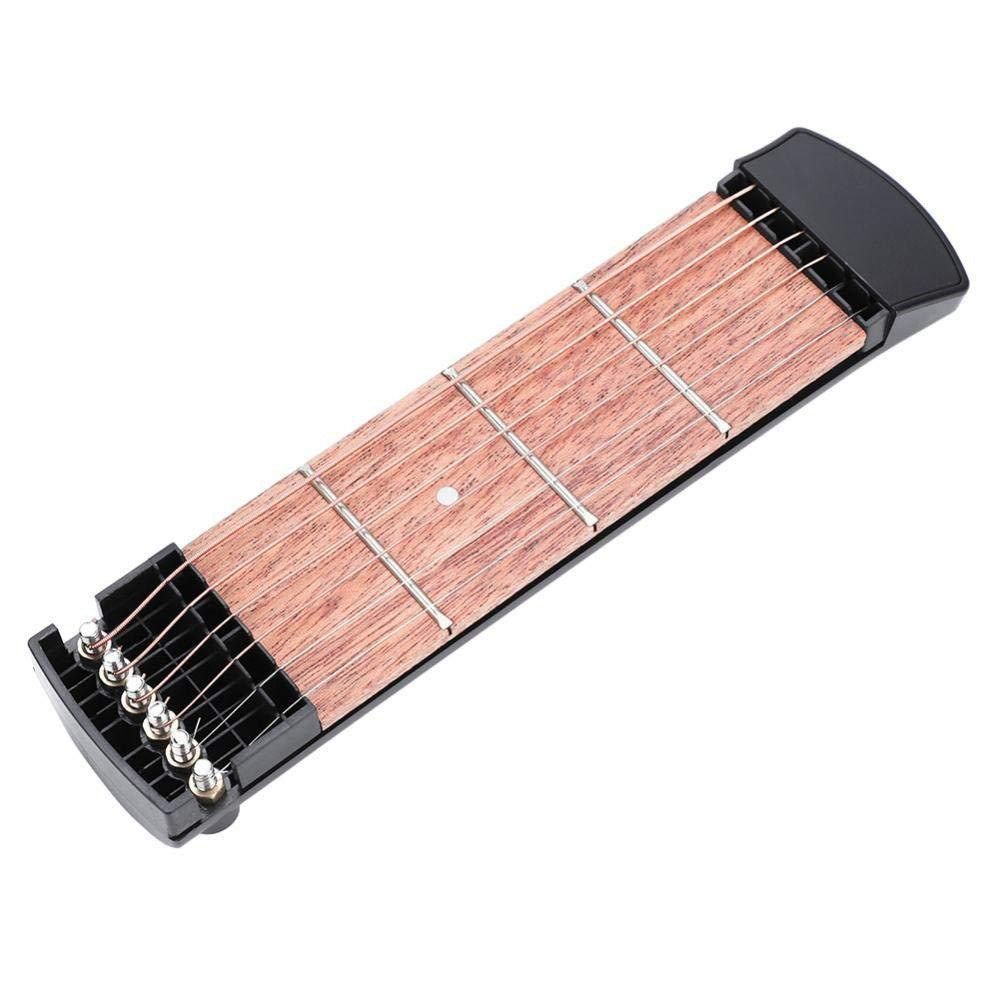 6 String 4 Fret Model Portable Pocket Guitar Neck Chord