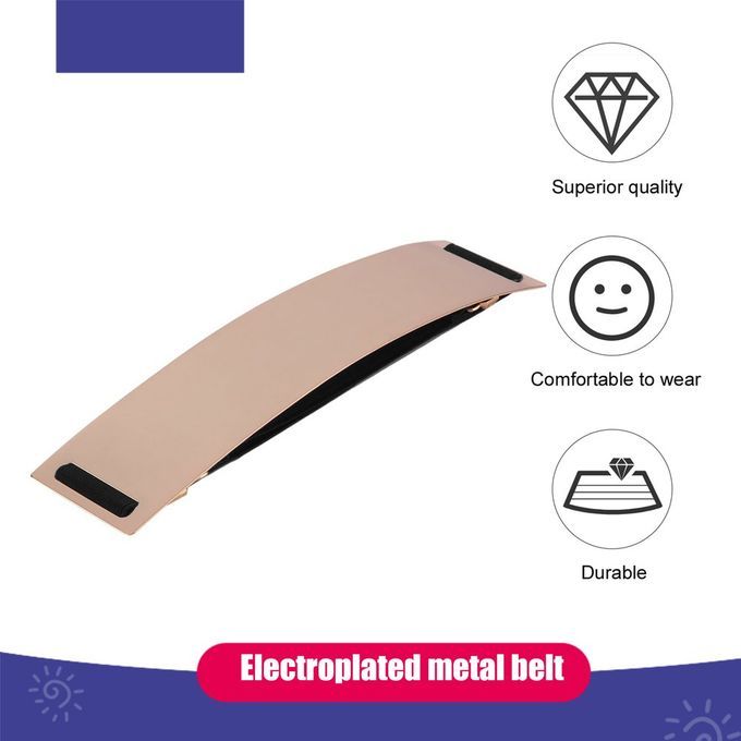 Fashion Elastic Metal Waist Belt Wide Waistband For Female Dress Accessories Black