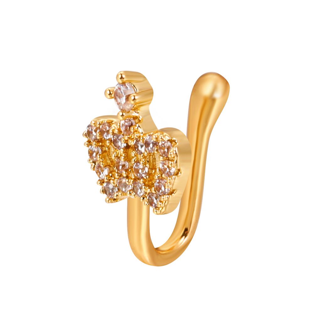 4 Non-Piercing Nose Ring Jewelry Nose Hoop Ring No Piercing Clip On