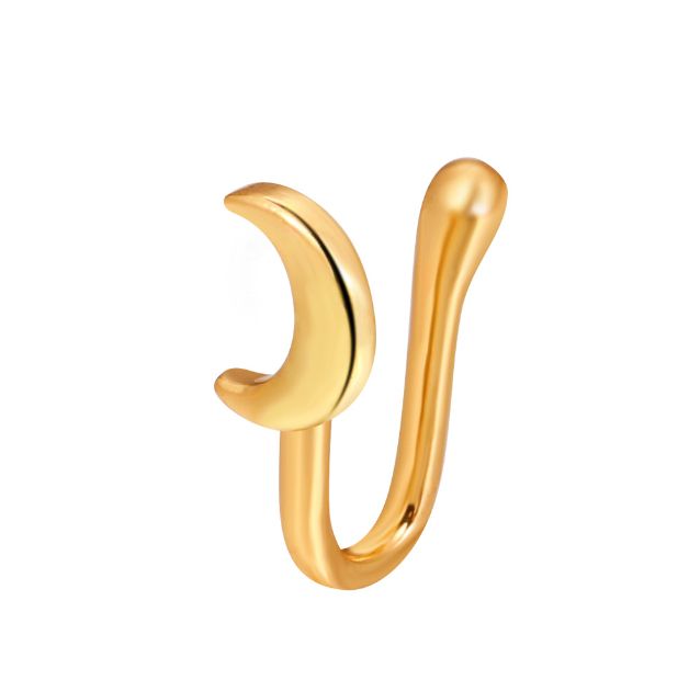 4 Non-Piercing Nose Ring Jewelry Nose Hoop Ring No Piercing Clip On