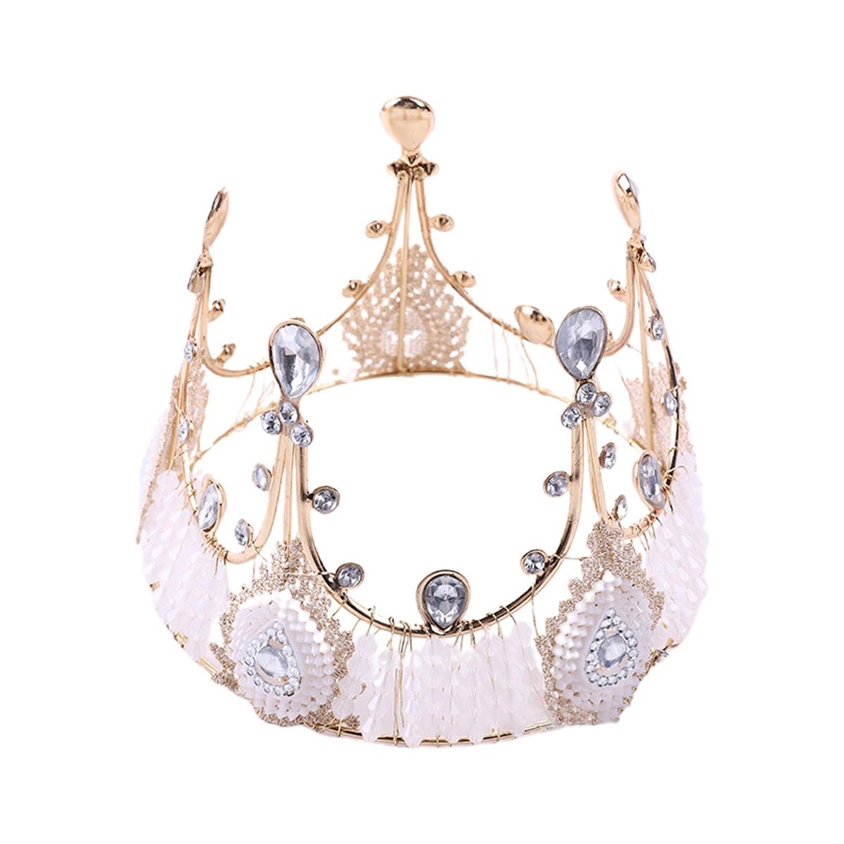 Crown Cake Topper Beautiful Decorative Fashion Birthday-Lace